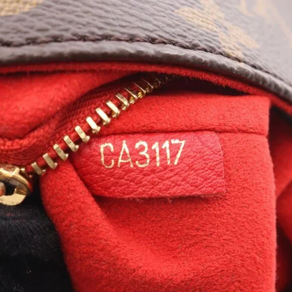 Louis Vuitton Shoulder Bag Saint Placide Cerise Canvas Cerise Brown Red - Picture 5 of 8